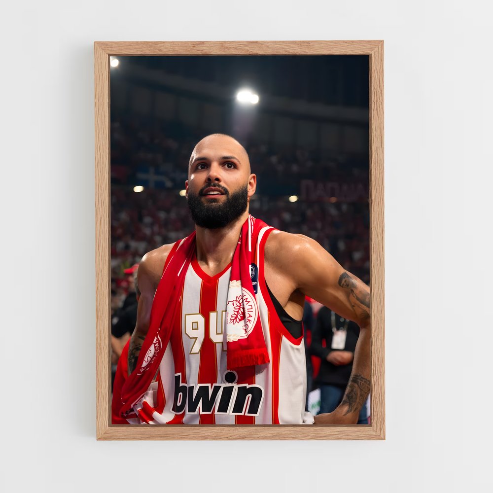 Poster Evan fournier – affiche Basketball (vue 4)